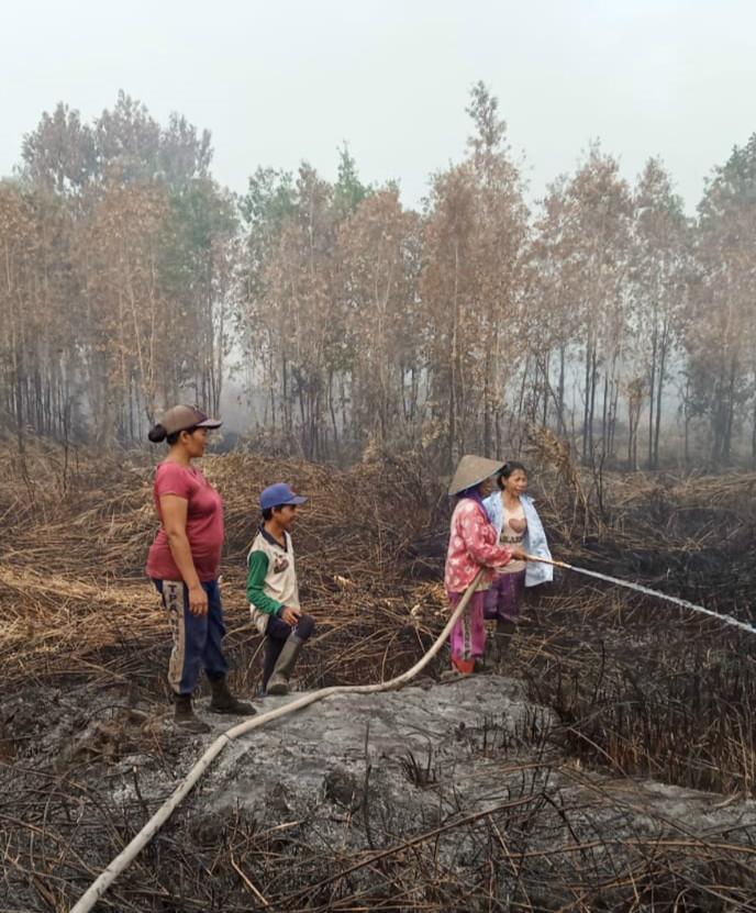 4 local women fighting forest fires